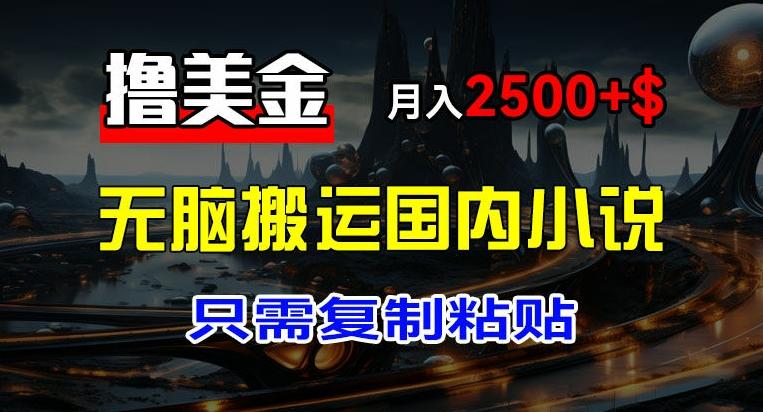 最新撸美金项目，搬运国内小说爽文，只需复制粘贴，稿费月入2500+美金，新手也能快速上手【揭秘】-我爱自学网
