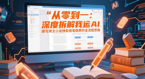 从零到一：深度拆解我运用AI撰写爽文小说挣取首笔稿费的全流程思路-我爱自学网