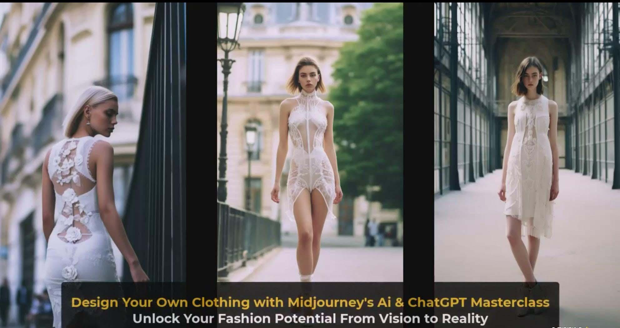 图片[4]-利用 Midjourneys Ai 人工智能设计自己的服装AI大师班-10节课-中英字幕-我爱自学网