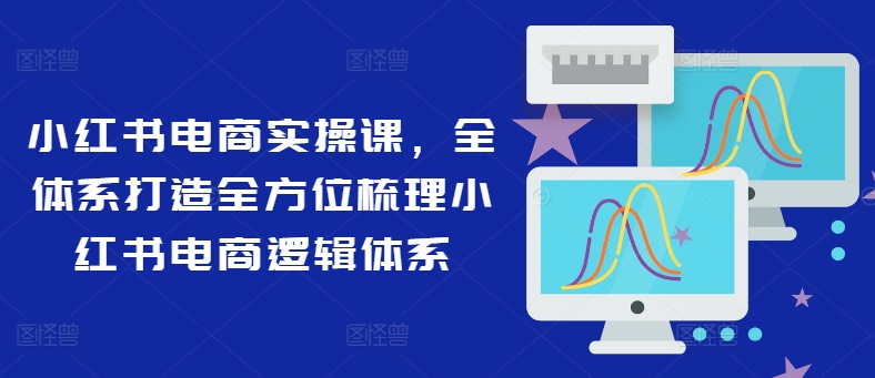 小红书电商实操课，全体系打造全方位梳理小红书电商逻辑体系-我爱自学网