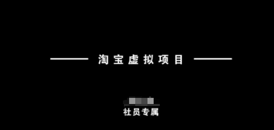 淘宝虚拟项目，从理论到实操，新手也能快速上手-我爱自学网