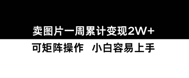 小红书【卖图片】一周累计变现2W+小白易上手-我爱自学网