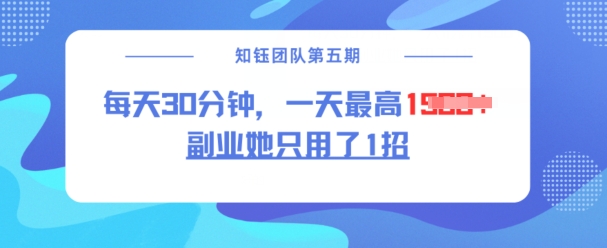 副业她只用了1招，每天30分钟，无脑二创，一天最高1.5k-我爱自学网