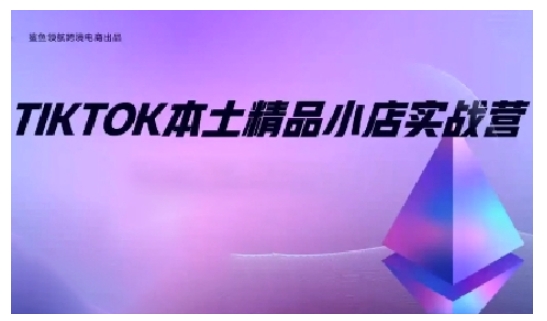 TikTok本土精品小店出海实战营,从入门到高阶,不止0-1!