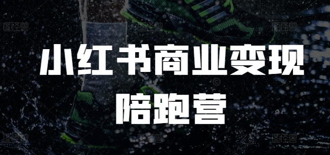 小红书商业变现陪跑营，小红书电商教程-我爱自学网