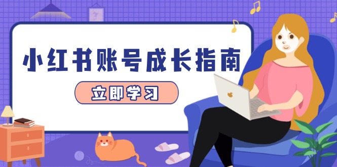 小红书账号成长指南，爆款选题+精准定位+数据分析，系统提升账号变现能力-我爱自学网