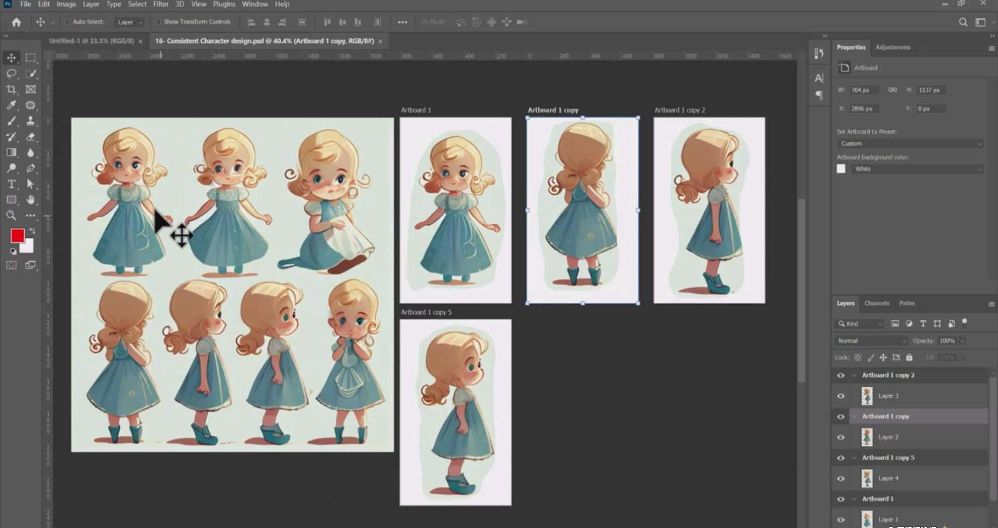 图片[7]-掌握 MidJourney V5 AI + ChatGPT创建一致的角色设计图像-22节课-中英字幕-我爱自学网