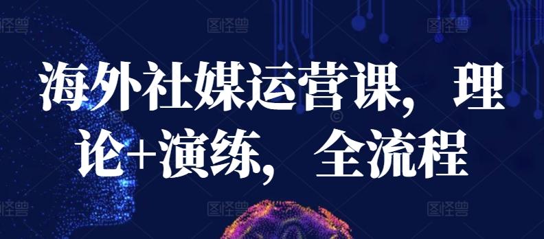 海外社媒运营课，理论+演练，全流程-我爱自学网