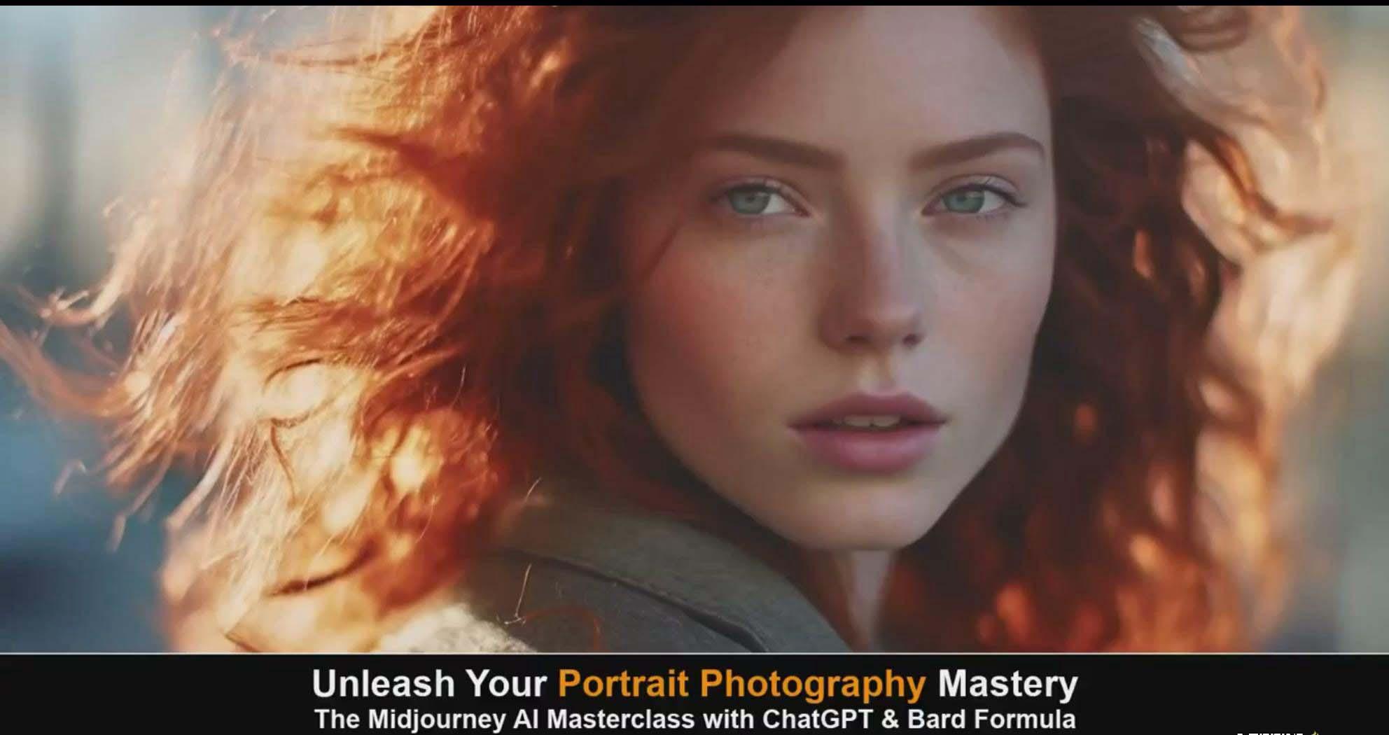 图片[2]-(9312期)Midjourney v5 ChatGPT 和 Bard AI人工智能人像摄影大师班-15节-中英字幕-我爱自学网