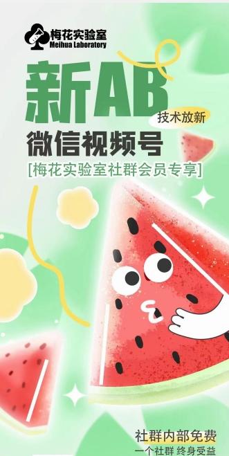 梅花实验室2024年AB技术视频号AB合成破解版-我爱自学网