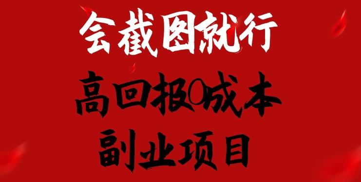 会截图就行，高回报0成本副业项目，卖离婚模板一天1.5k+【揭秘】-我爱自学网