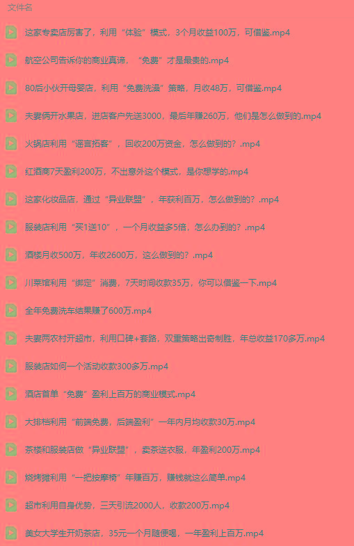 图片[5]-(9607期)真实有效391套商业模式，年入几十到几百万案例解析(电子书+视频+图文)-我爱自学网