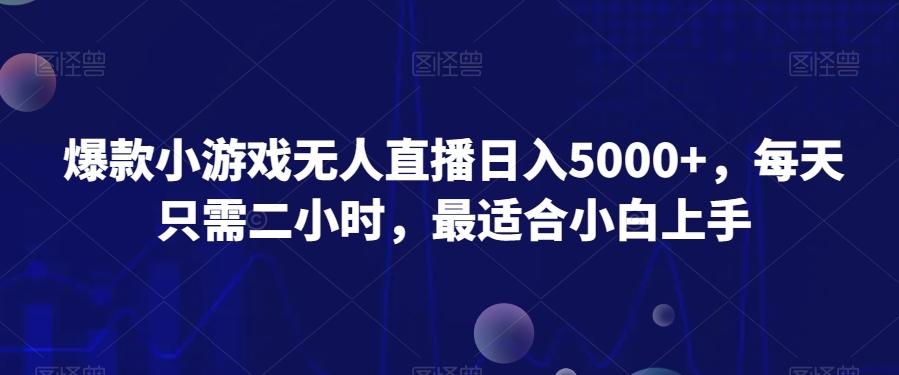爆款小游戏无人直播日入5000+，每天只需二小时，最适合小白上手-我爱自学网