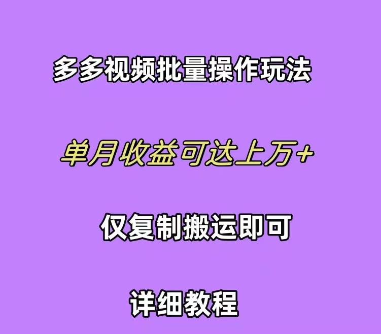 (10029期)拼多多视频带货快速过爆款选品教程 每天轻轻松松赚取三位数佣金 小白必…-我爱自学网