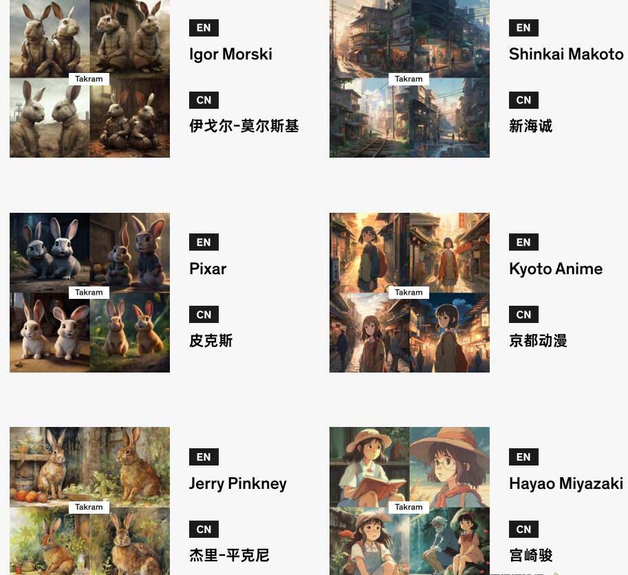 图片[1]-Midjourney辞典AIGC中英双语图文辞典+提示关键词Prompt大全-我爱自学网