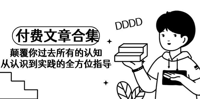 (9646期)《某公众号付费文章合集》颠覆你过去所有的认知 从认识到实践的全方位指导-我爱自学网