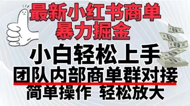 最新小红书商单，暴力掘金，单月稳定变现3W+-我爱自学网