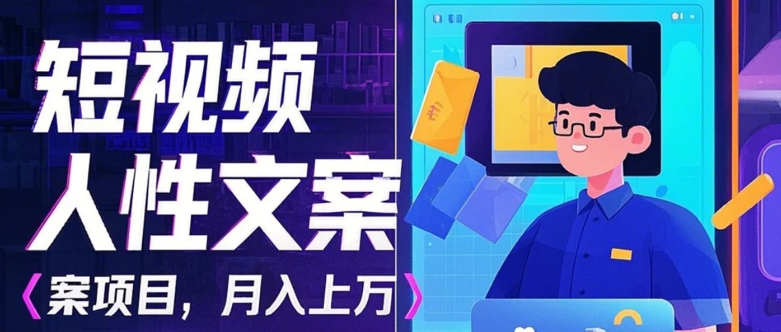 利用AI自动制作短视频人性文案项目：揭秘月入上万的精准流量变现秘籍-我爱自学网