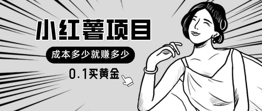 小红薯暴力项目，0.1买黄金。操作简单，日入无上限，可无限扩大。-我爱自学网