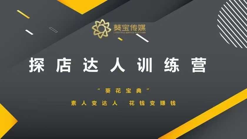 探店达人训练营，素人变达人，花钱变赚钱-我爱自学网