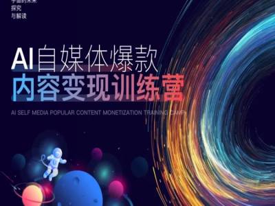 AI自媒体爆款内容变现训练营，20%底层逻辑，60%实操方法，20%案例拆解(即学即用)-我爱自学网