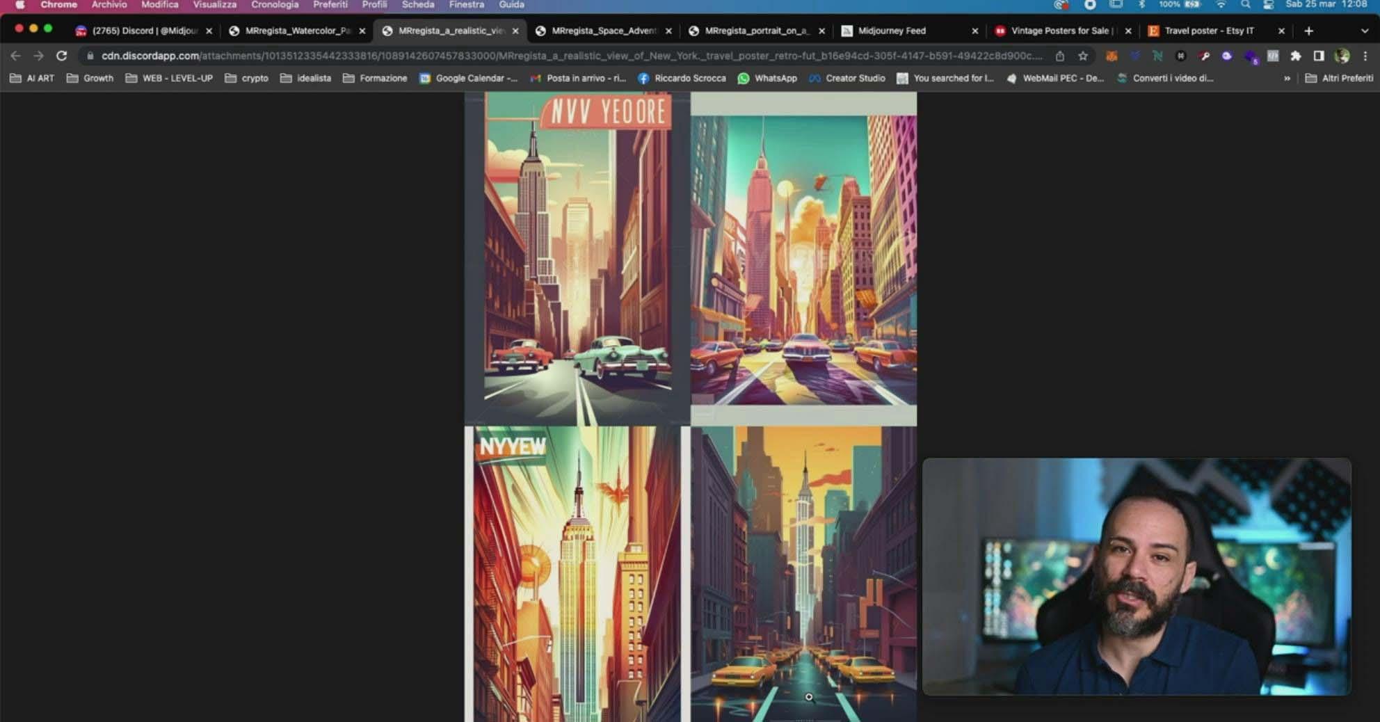 图片[10]-Midjourney AI人工智能创建和销售令人惊叹的海报教程-10节课-中英字幕-我爱自学网