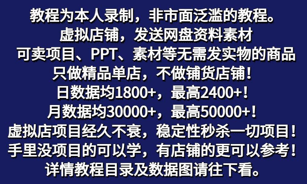 图片[2]-拼多多虚拟电商训练营月入50000+你也行，暴利稳定长久，副业首选-我爱自学网