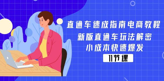 直通车 速成指南电商教程：新版直通车玩法解密，小成本快速爆发(11节-我爱自学网