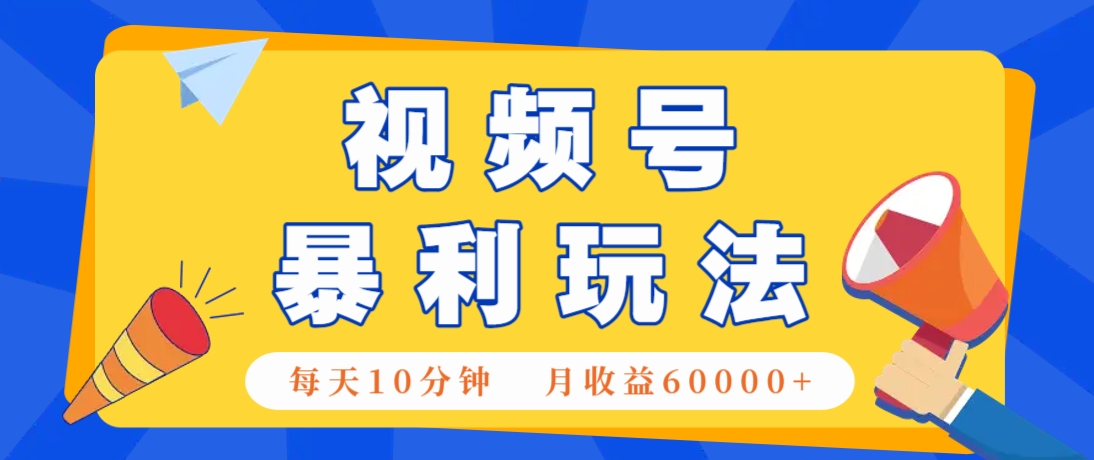 视频号AI赚钱法，每天只需10分钟，月入6万+！(超详细拆解)-我爱自学网