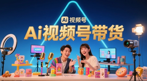 风口已至！AI视频号带货轻松月入过1W，99%的普通人却卡在内容制作门槛-我爱自学网