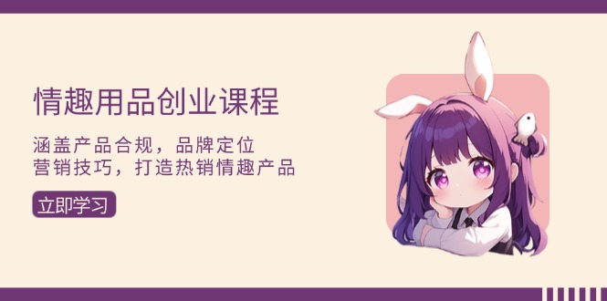 情趣用品创业课程：涵盖产品合规，品牌定位，营销技巧，打造热销情趣产品-我爱自学网