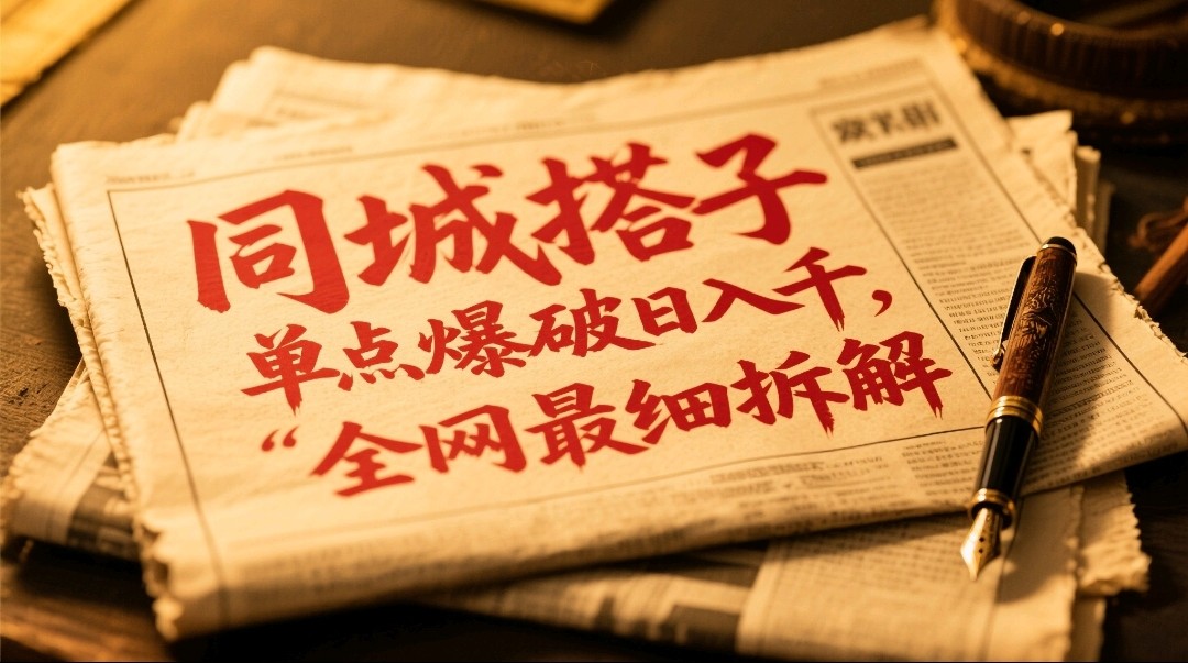 同城搭子群19.9单点爆破日入千，搭子组局月入万，全网最细拆解-我爱自学网
