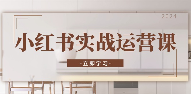 小红书实战运营课：从开通店铺到直播话术，打造爆款笔记与高效直播-我爱自学网