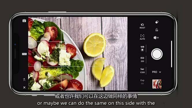 iPhone 美食摄影-掌握美食摄影造型-构图和编辑艺术-21节课-中英字幕-我爱自学网