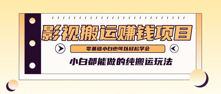 手把手教你操作影视搬运项目，小白都能做零基础也能赚钱-我爱自学网