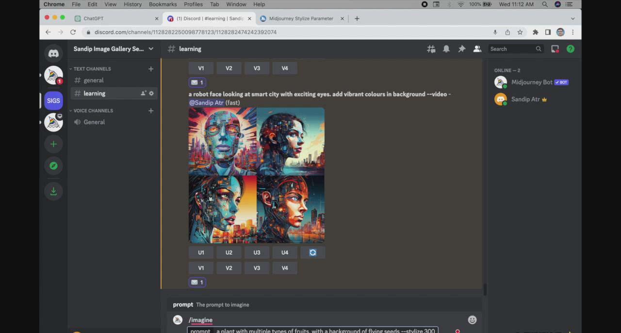 图片[2]-ChatGPT4 和 MidJourney AI 绘画聊天革命性指南教程-33节视频课-中英字幕-我爱自学网