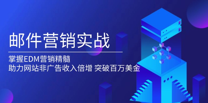 邮件营销实战，掌握EDM营销精髓，助力网站非广告收入倍增，突破百万美金-我爱自学网