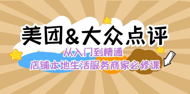 美团+大众点评 从入门到精通：店铺本地生活 流量提升 店铺运营 推广秘术 评价管理-我爱自学网