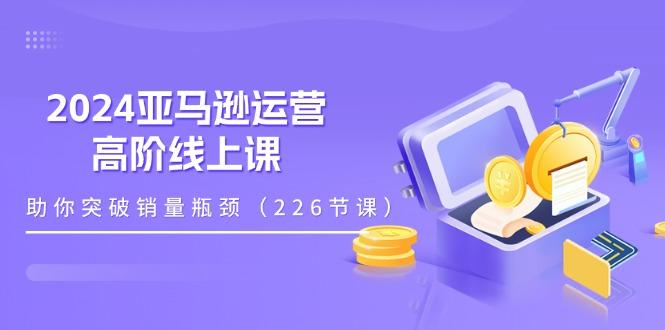 2024亚马逊运营-高阶线上课，助你突破销量瓶颈(228节课-我爱自学网