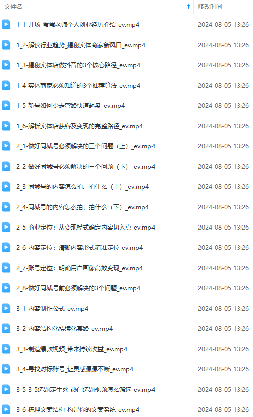 图片[1]-实体店老板获客特训营：认知、定位、文案、矩阵、直播、AI等(72节-我爱自学网