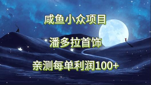 咸鱼小众项目，潘多拉首饰，亲测每单利润100+-我爱自学网
