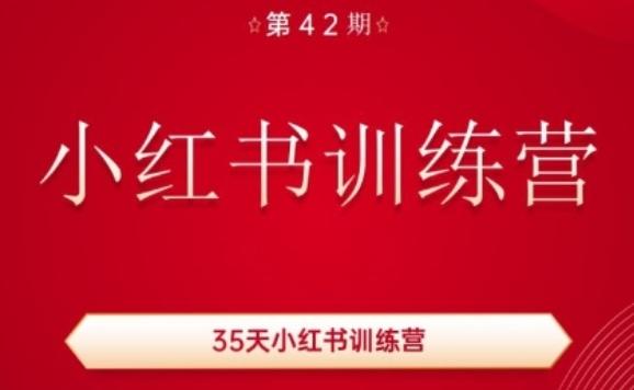 35天小红书训练营(42期)，用好小红书，做你喜欢又擅长的事，涨粉又赚钱-我爱自学网